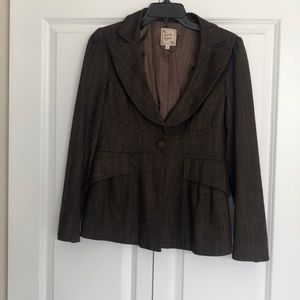 Nanette Lepore Size 8 brown blazer
